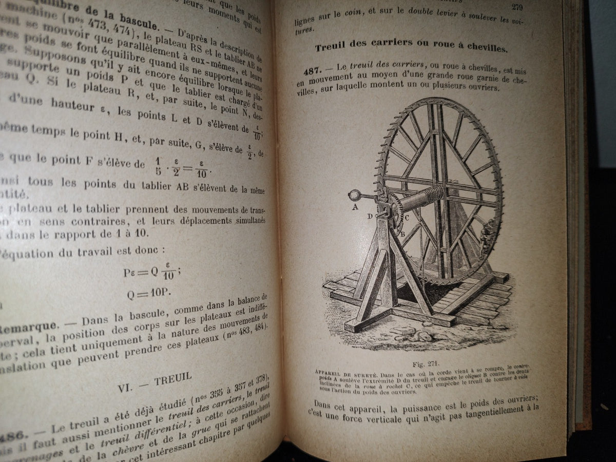 64- Francés. Manual De Mecánica / Manuel De Mécanique - F. G. M. - 1916
