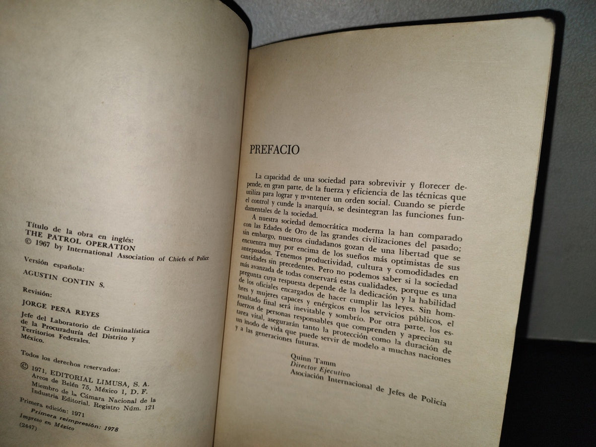 143- Operación De Patrullas - O'Connor, Vanderbosch 1978