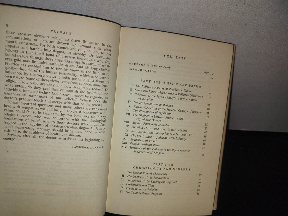 93- Christ And Freud. A Study Of Religious Experience And Observance. Arthur Guirdham. First P. 1959