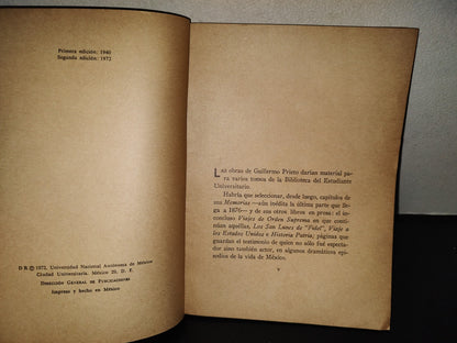 202- Musa Callejera - Guillermo Prieto. Universidad Nacional Autónoma De México. Biblioteca Del Estudiante Universitario 17 - 1972