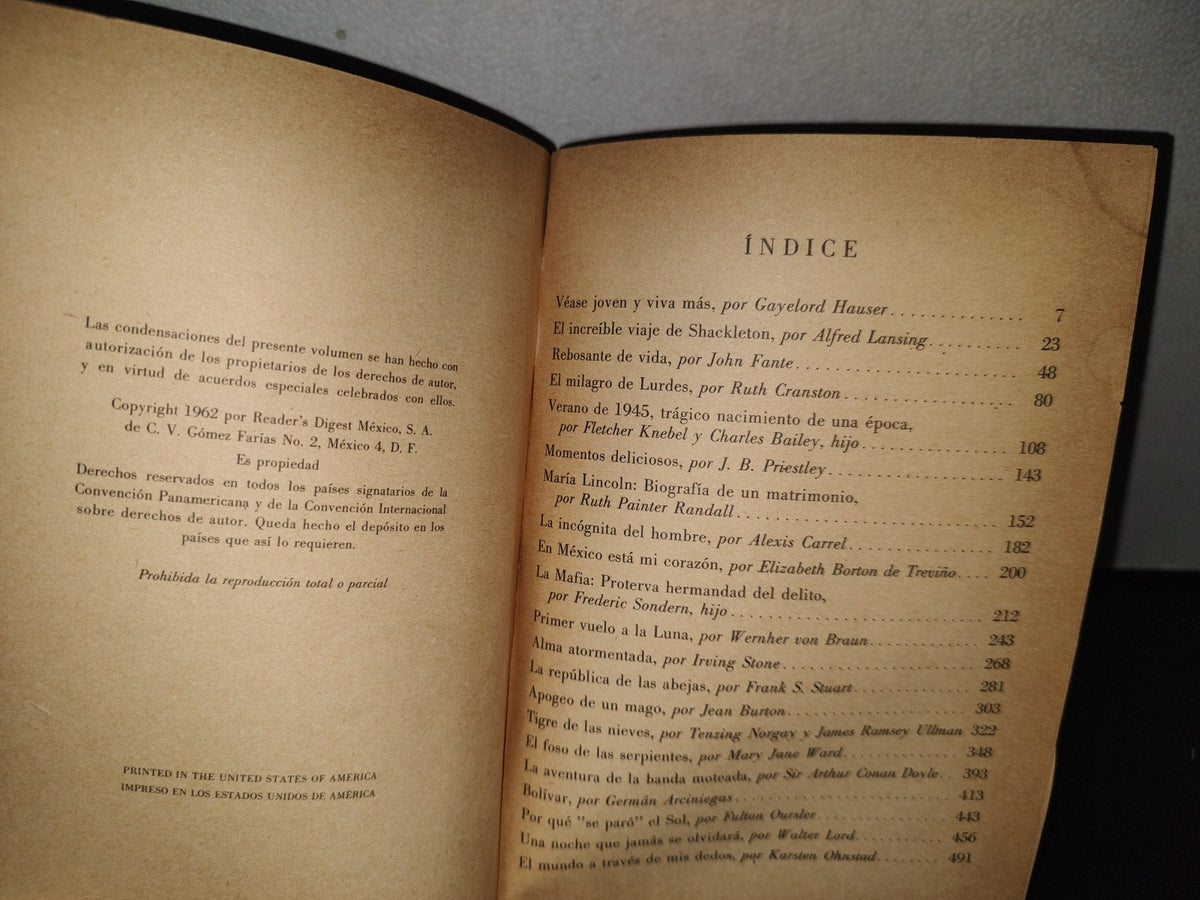 180- Colección De 21 Obras De Éxito. Selecciones Del Reader's Digest - 1962