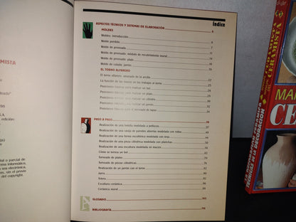 128- Manual Del Ceramista - Ediciones Daly S. L. - 1998. (Colección Completa. Los 4 Libros)