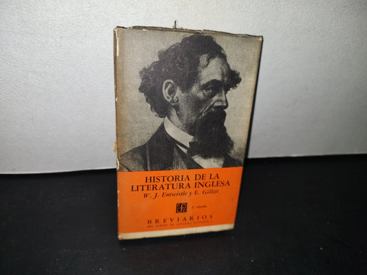 75- Historia De La Literatura Inglesa. De Los Orígenes A La Actualidad - W. J. Entwistle. Breviarios. Fondo De Cultura Económica - 1965