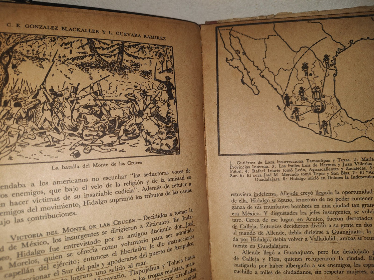 114- Síntesis De Historia De México - 2. Curso Para La 2A. Enseñanza - C. González Blackaller - 1968
