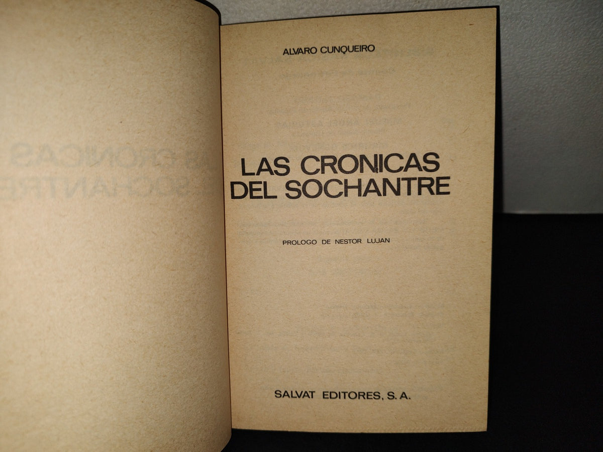 220- Las Crónicas De Sochantre - Álvaro Cunqueiro. Biblioteca Básica Salvat 79 - 1972