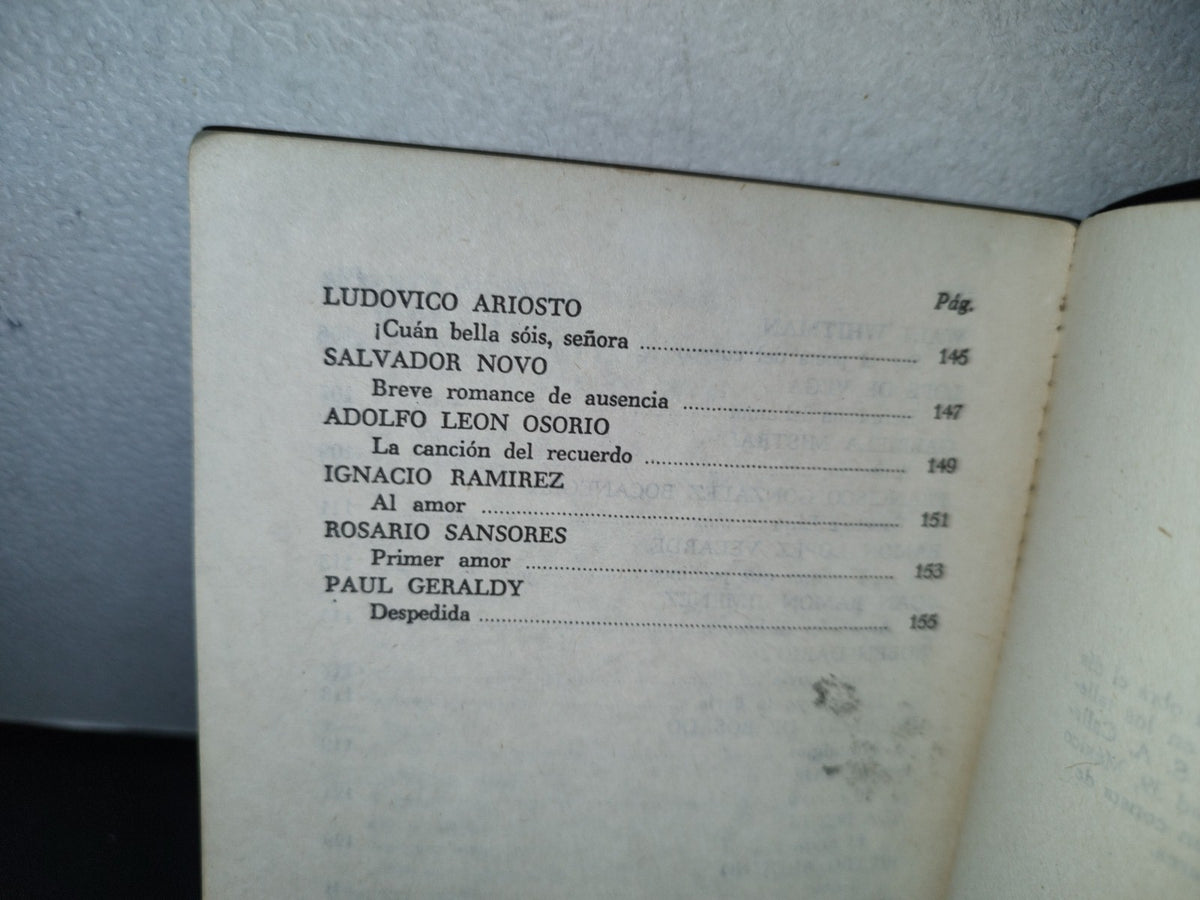100- Poesías Amorosas - Editorial Pax-México - 1983