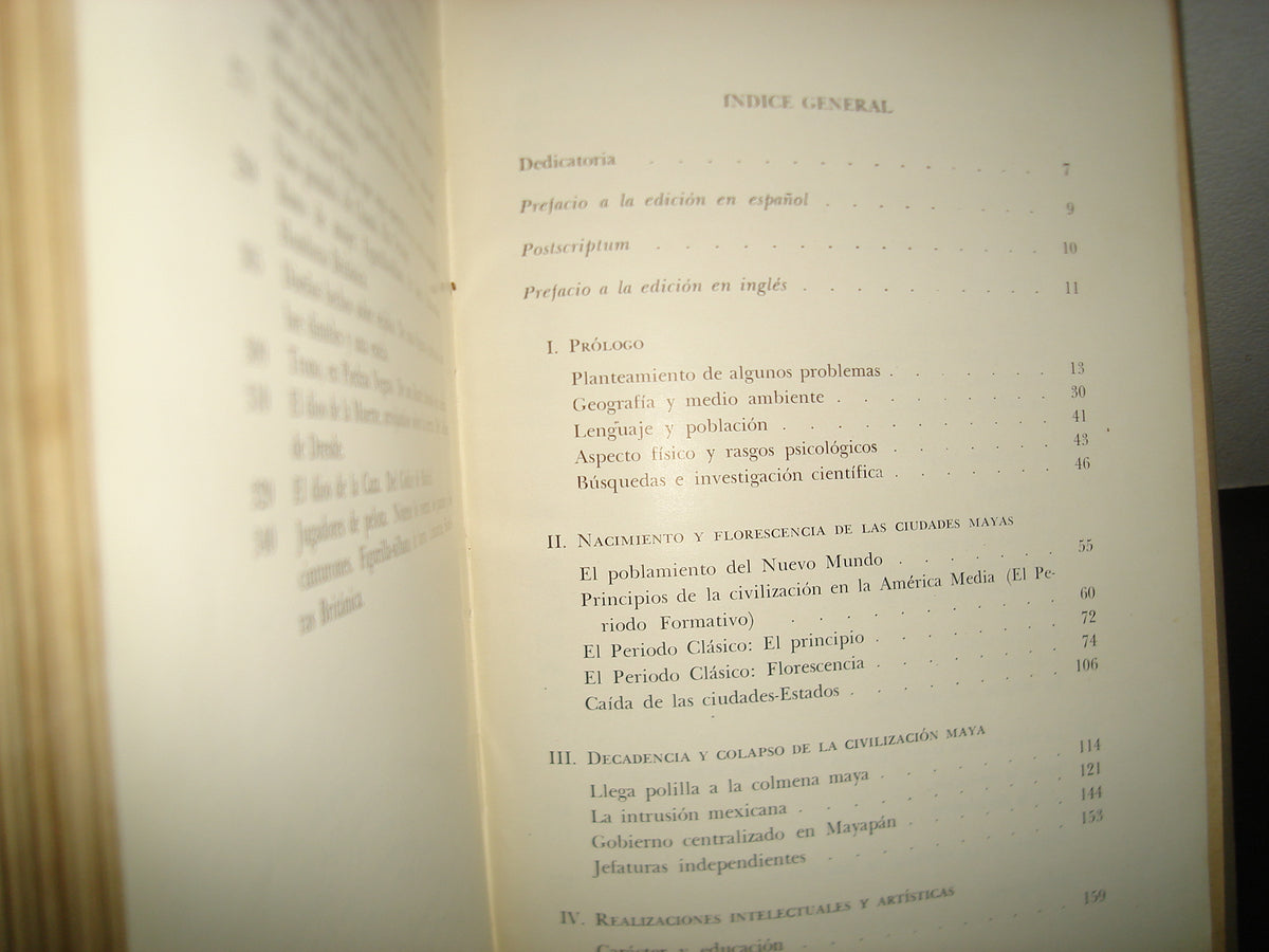 163- Grandeza Y Decadencia De Los Mayas - J. Eric S. Thompson - Fondo De Cultura Económica 1964