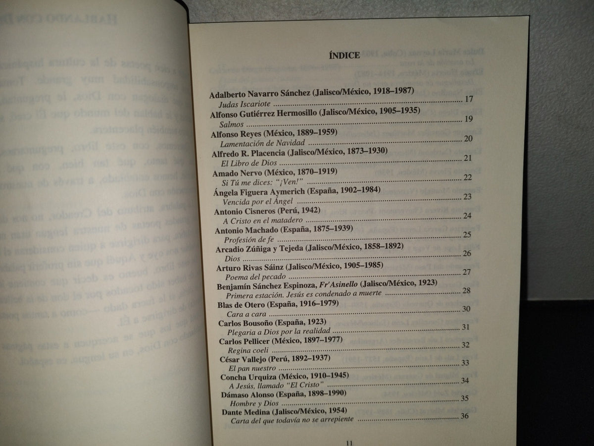 99- Cien Poemas Para Hablar Con Dios En Español. Antología De Poesía Religiosa - Raúl Bañuelos - Secretaría De Cultura - Primera Edición 2008