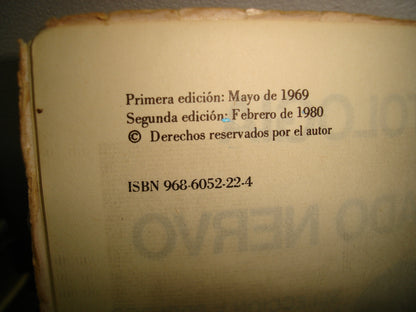 23- Antología De Amado Nervo. Selección Y Prólogo De Alfonso Reyes - 1980