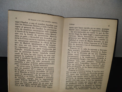 75- El Francés Y Los Siete Pecados Capitales - Fernando Díaz-Plaja - 1970