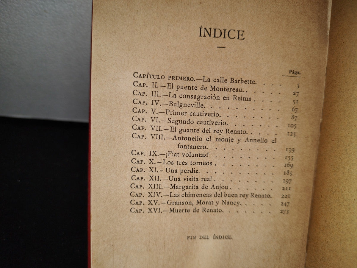 63- Biblioteca De La Juventud. Renato De Anjou Por J. R. - 1894