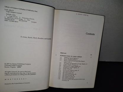 89- Logic Designer'S Manual - John D. Lenk - Reston Publishing Company