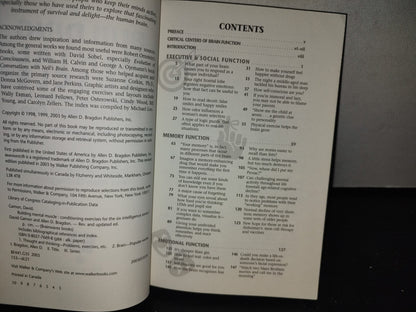 173- Building Mental Muscle. Conditioning Exercises For The Six Intelligence Zones - David Gamon, , Ph. D., And Allen D. Bragdon
