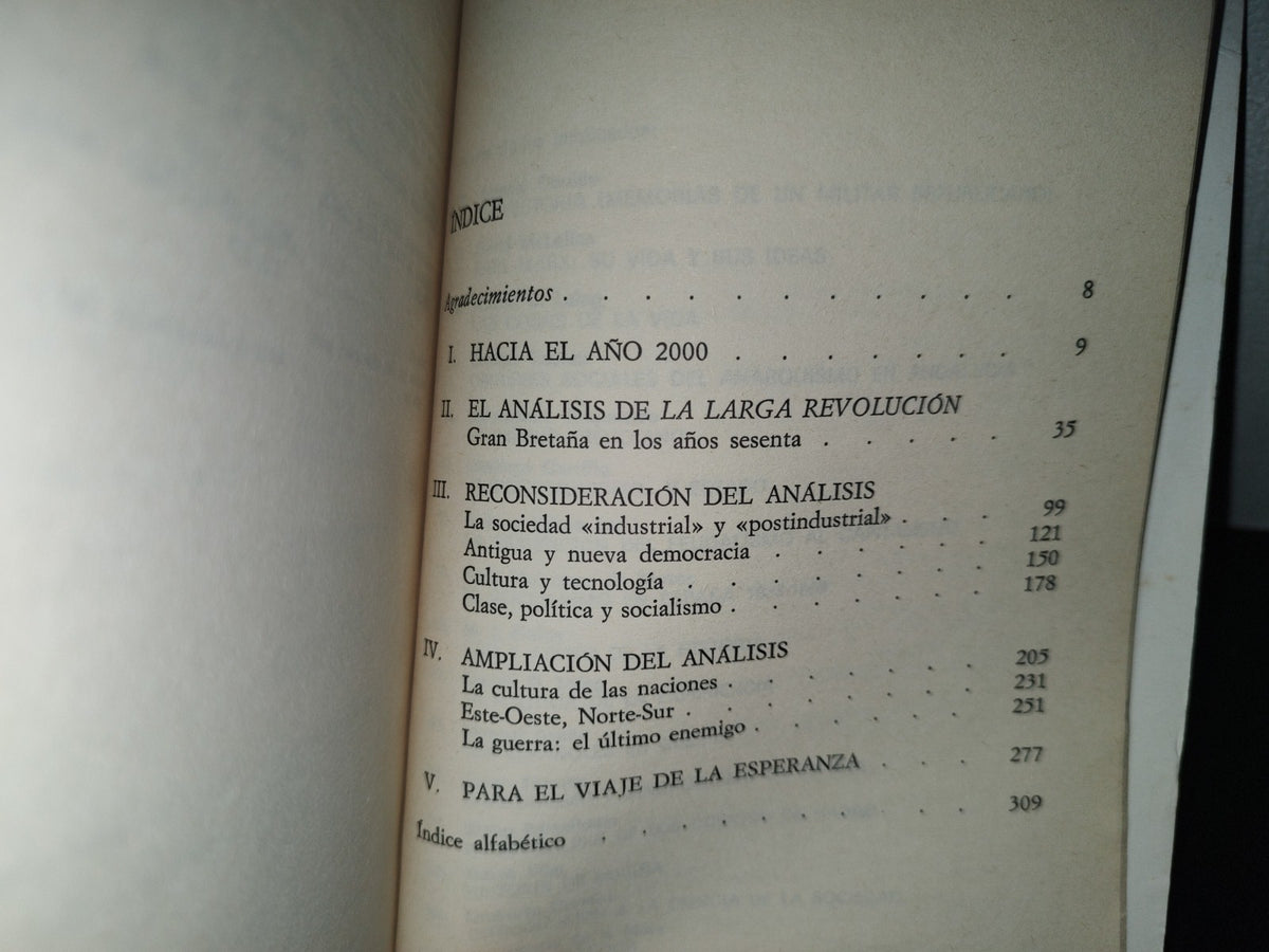 202- Hacia El Año 2000 - Raymond Williams - Editorial Crítica - 1984