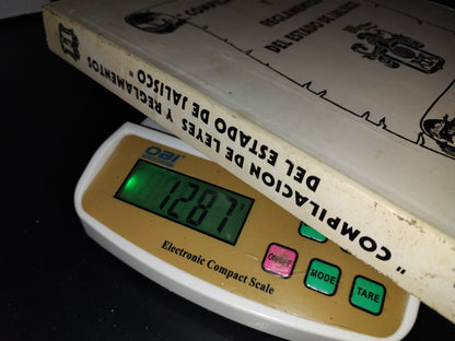 77- Compilación De Leyes Y Reglamentos Del Estado De Jalisco. Tomo II - Librería Para Abogados "PACO", 1994