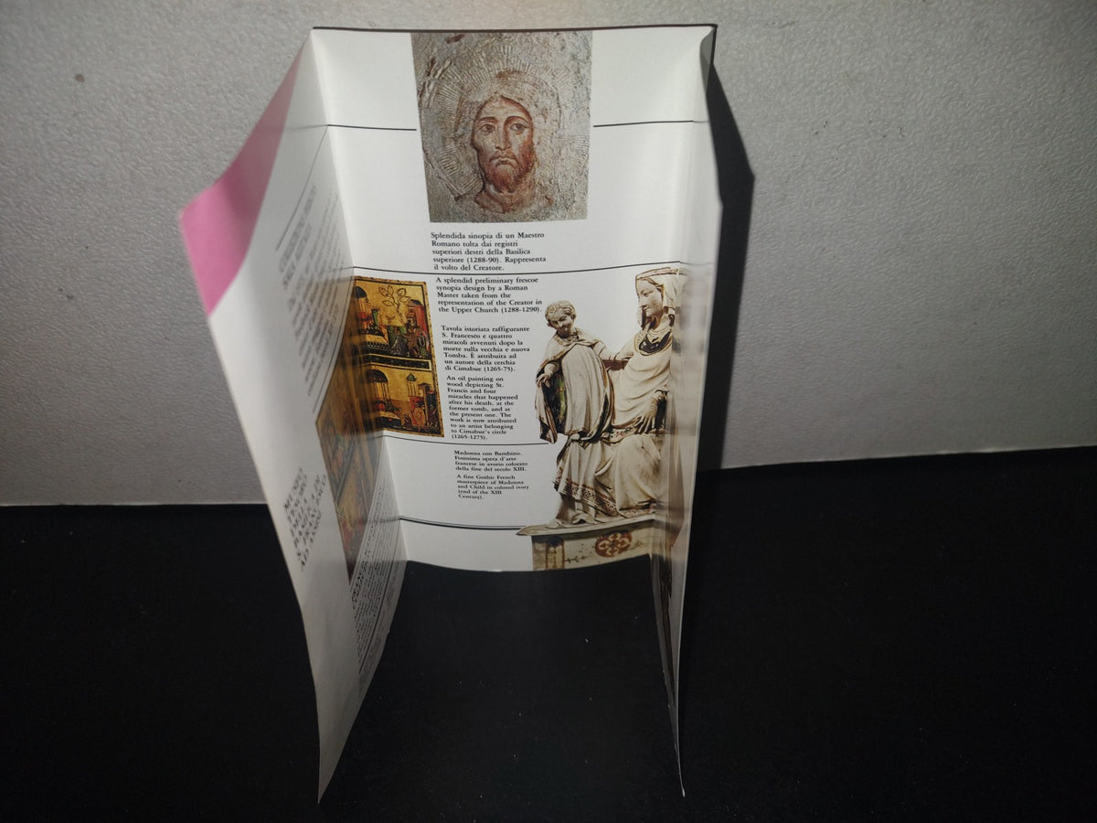 114- Folleto Italiano Vintage Museo Tesoro. Basilica S. Francesco Assisi - 70'S