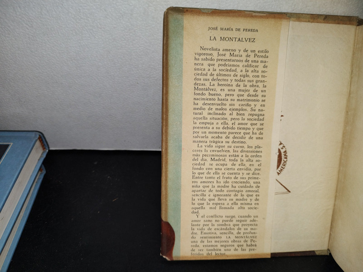 57- La Montálvez - José María De Pereda - Editora Latino Americana, S. A., 1958