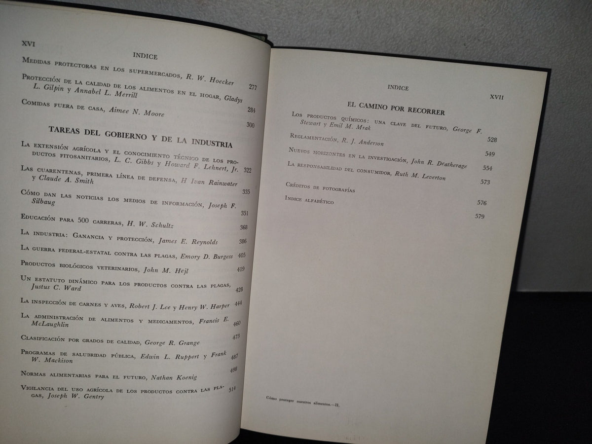 85- Cómo Proteger Nuestros Alimentos - Primera Edición En Español 1968 - Uteha