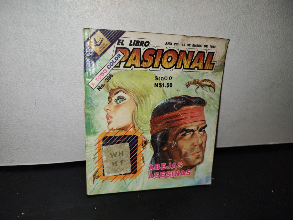 180- El Libro Pasional. Abejas Asesinas - No. 396 - Año VIII, Enero 1993