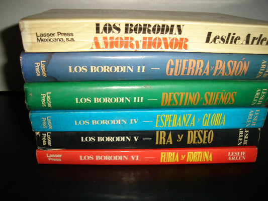 167- Colección Completa Los Borodin. Los 6 Libros. De Los Años 80'S - Lasser Press Mexicana