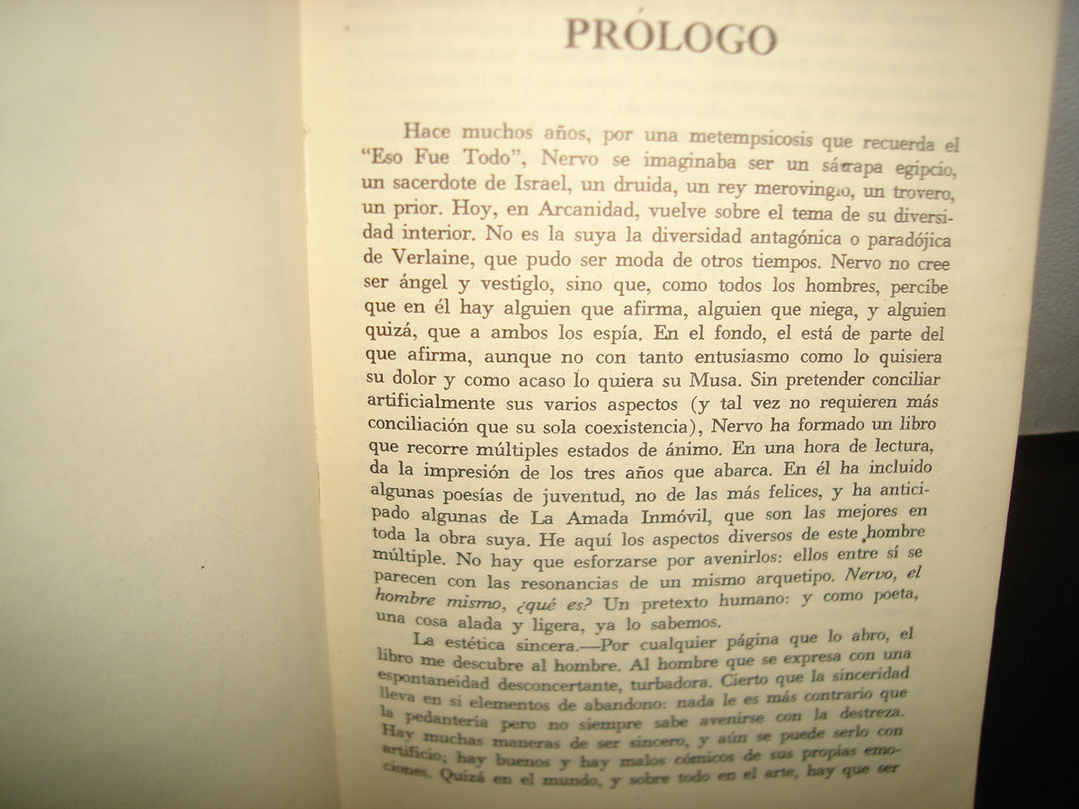 23- Antología De Amado Nervo. Selección Y Prólogo De Alfonso Reyes - 1980