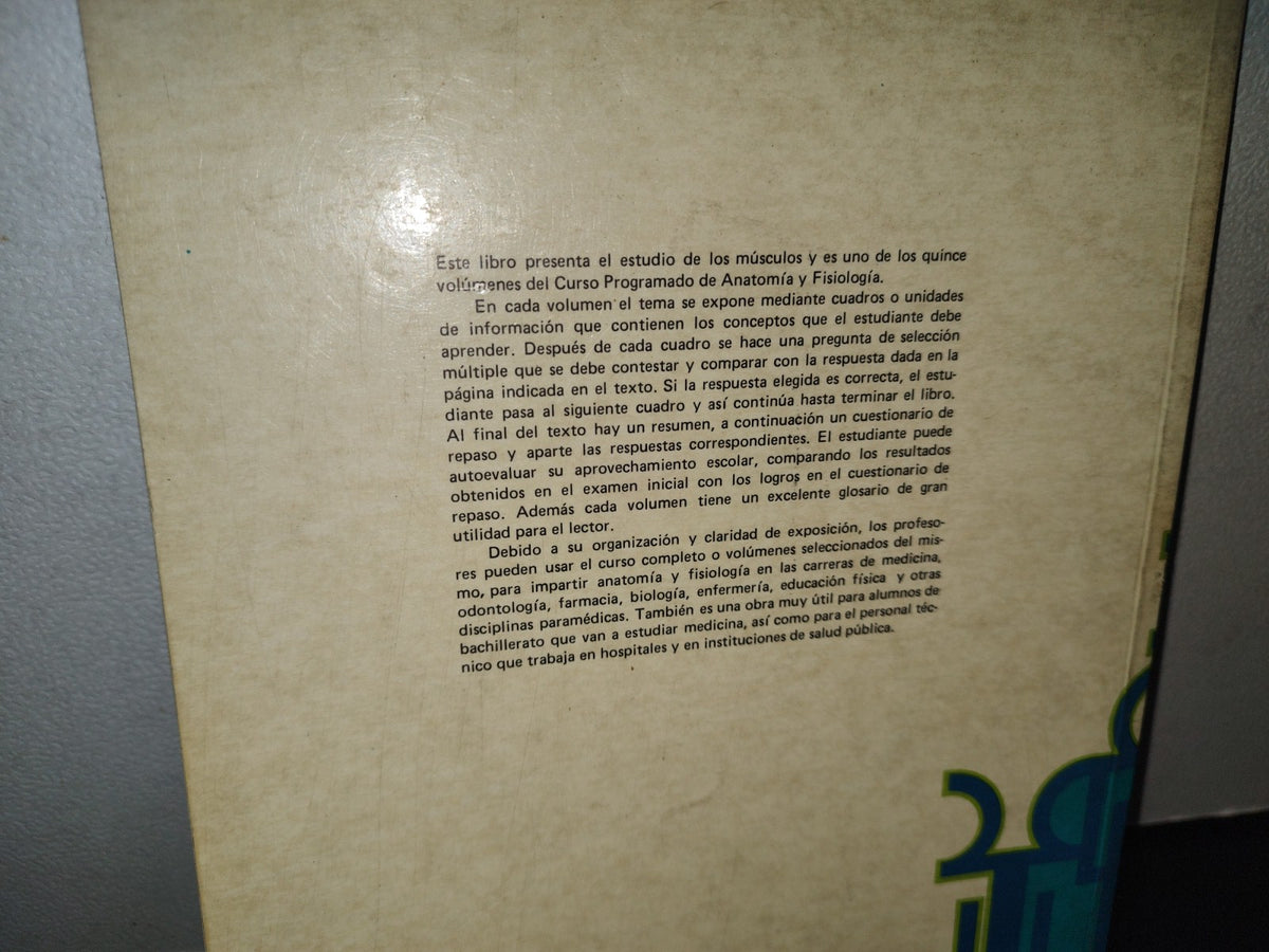 214- Curso Programado De Anatomía Y Fisiología. Sistema Muscular - Robert J. Brady - 1978