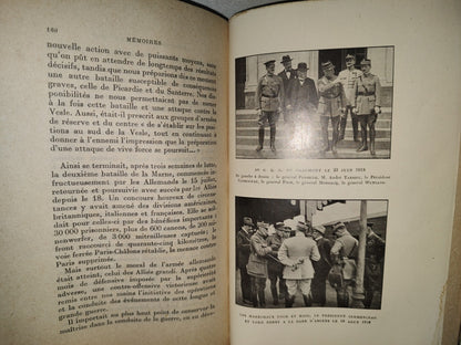 64- Memoires Pour Servir A L'Histoire De La Guerre De 1914-1918 Tome Second. Maréchal Forch - Paris, Librairie Plon. Les Petits-Fils De Plon Et Nourrit, 1931