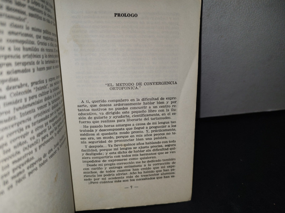 212- Intenta Vencer La Tartamudez - Dr. D. Jesús Ordóñez Ancín - Studium Ediciones - 1968