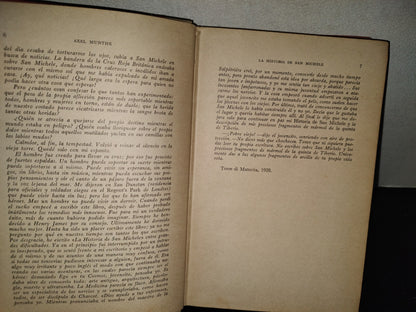 202- La Historia De San Michele - Axel Munthe - Editorial Selecciones S. A., México, D. F., 1956