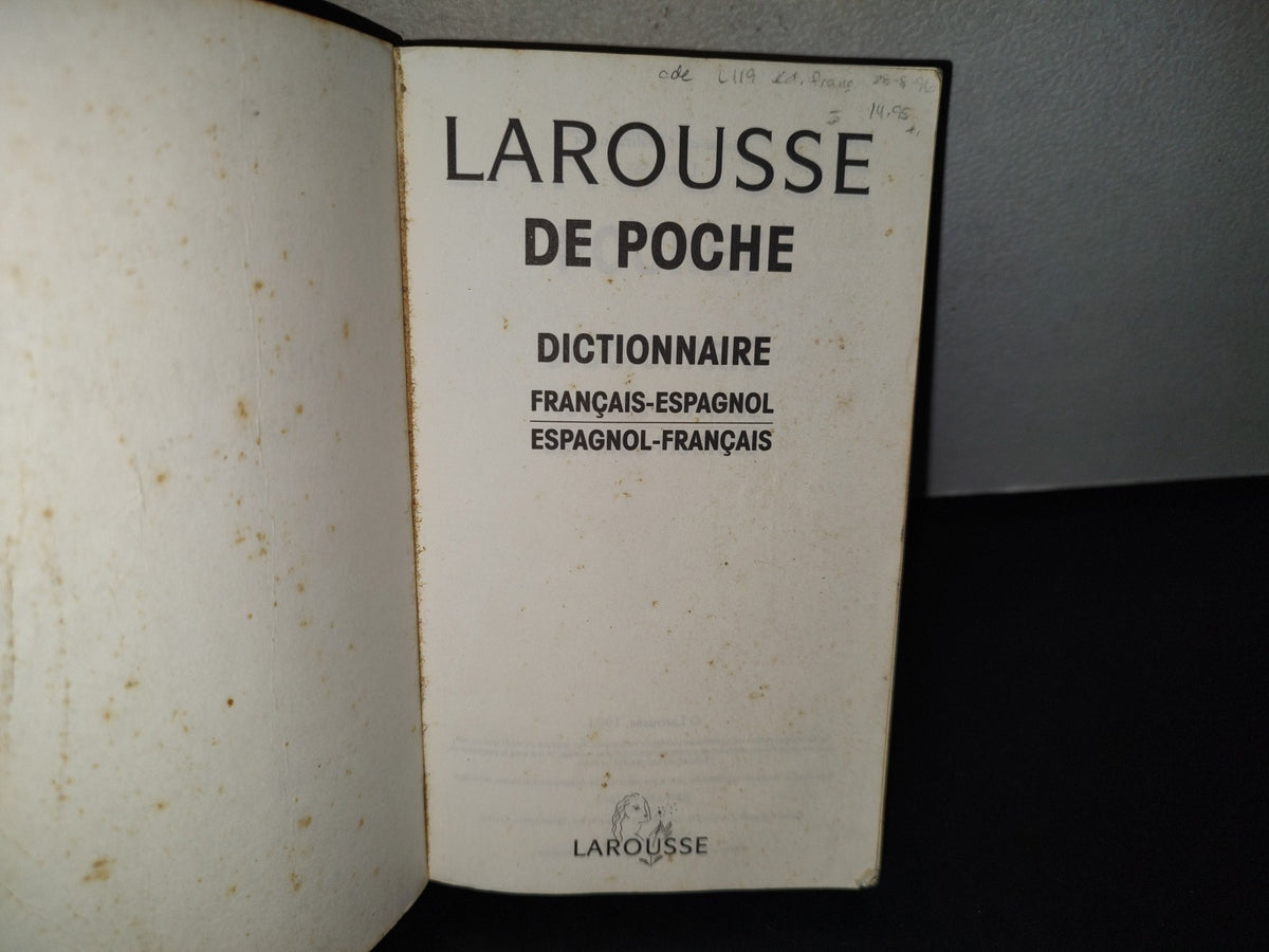 158- Larousse De Poche. Dictionnaire Francais-Espagnol / Español-Francés