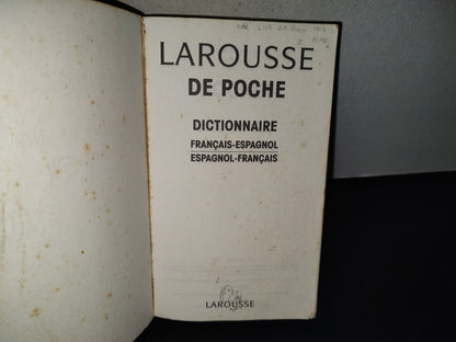 158- Larousse De Poche. Dictionnaire Francais-Espagnol / Español-Francés