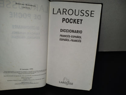 158- Larousse De Poche. Dictionnaire Francais-Espagnol / Español-Francés