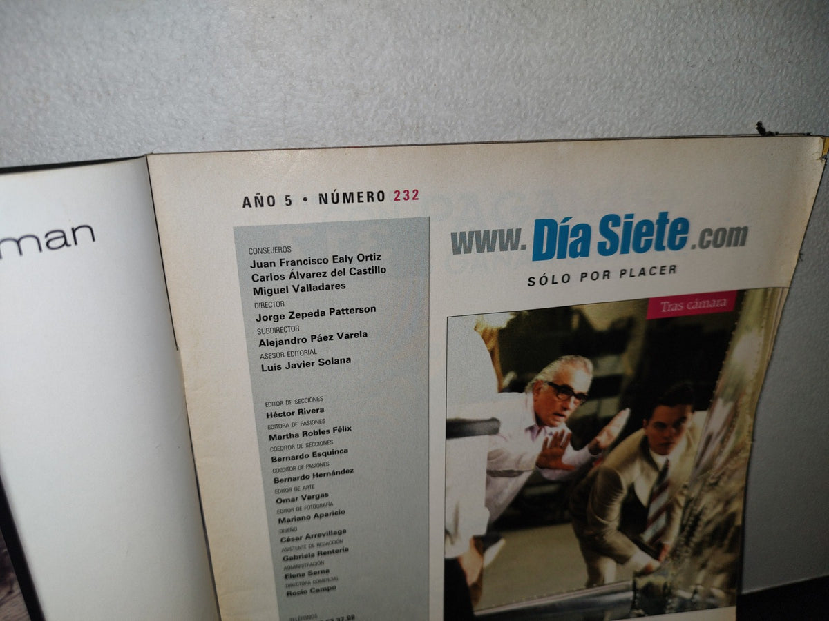 166- Revista Día Siete. Leonardo Dicaprio. No. 232 - 2005