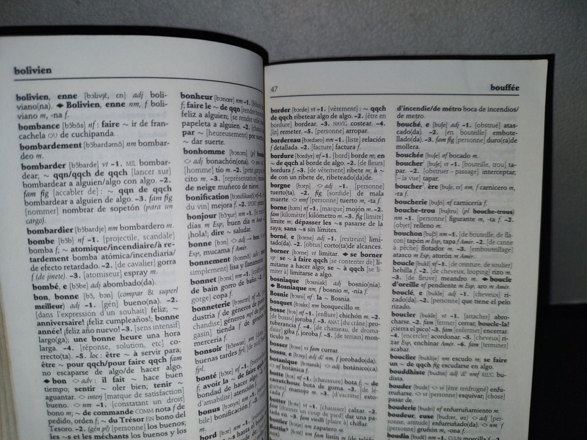 158- Larousse De Poche. Dictionnaire Francais-Espagnol / Español-Francés