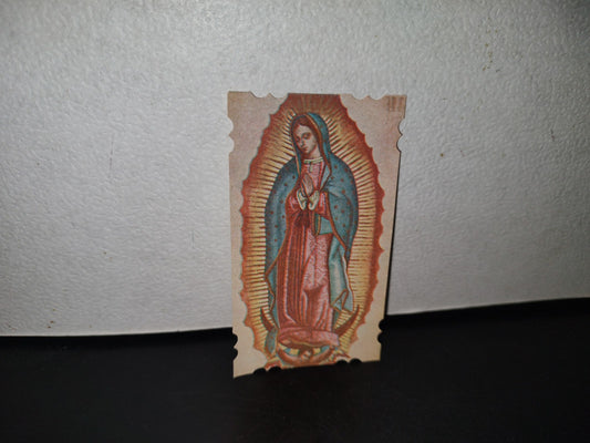 A10C1-2- Antigua Estampa De La Virgen De Guadalupe - Guadalajara, Jal. - 1955