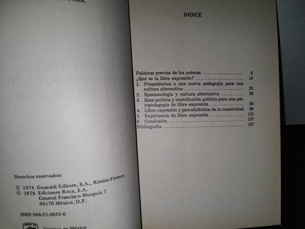54- Hacia Una Psicopedagogía De Libre Expresión - Merciai / Fioretti / Contini