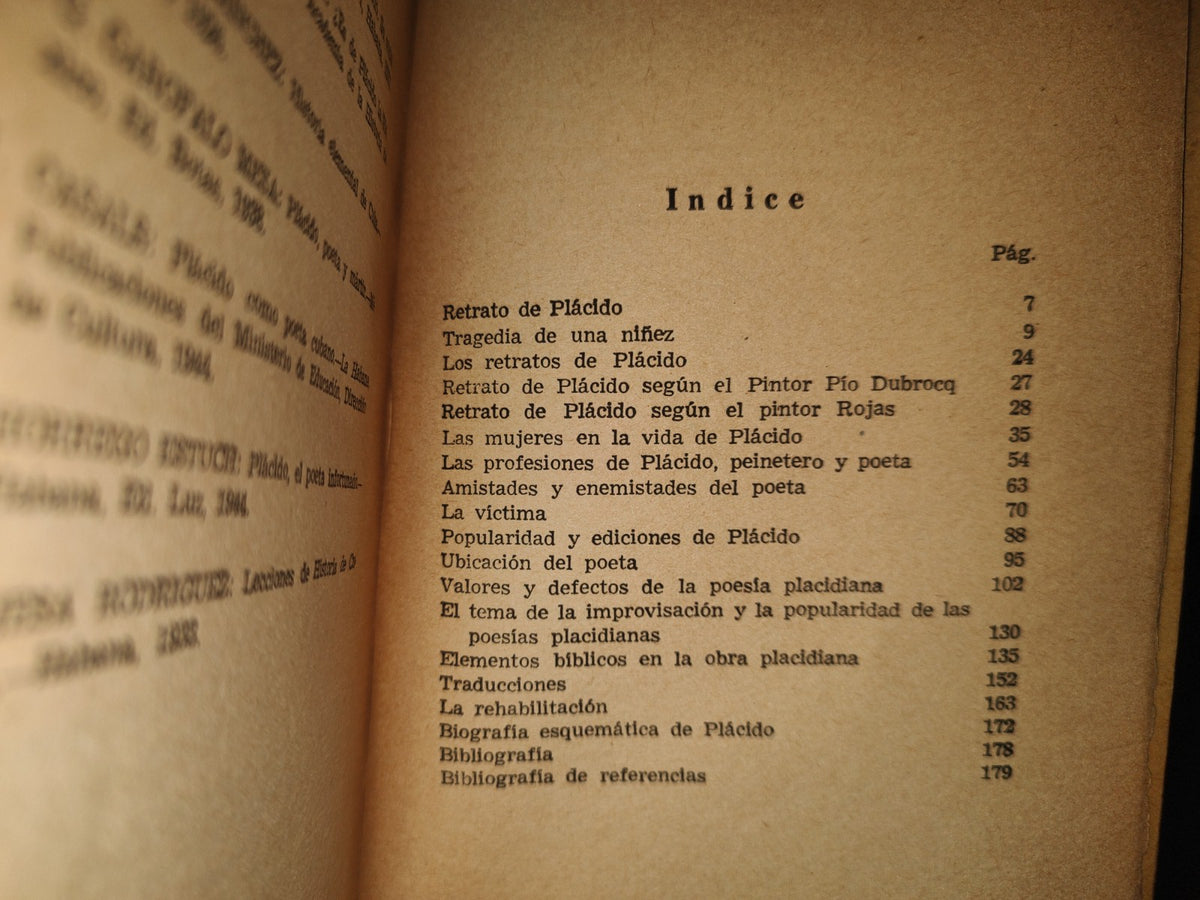 84- Plácido. Vida Y Obra - Itzhak Bar-Lewaw. Ediciones Botas, México - Primera Edición 1960