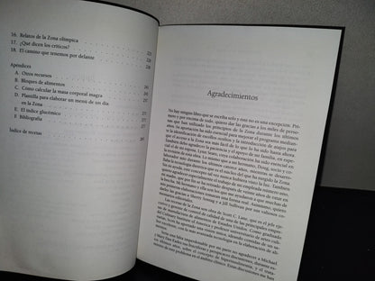 202- Mantenerse En La Zona - Barry Sears - Ediciones Urano - 1998