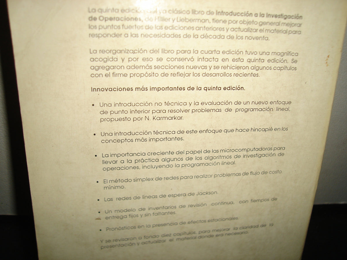 18- Introducción A La Investigación De Operaciones - Frederick S. Hillier, Gerald J. Lieberman