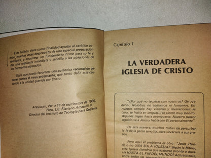 201- La Iglesia Católica Y El Protestantismo. Preguntas Y Respuestas - Flaviano Amatulli, Primera Edición 1986