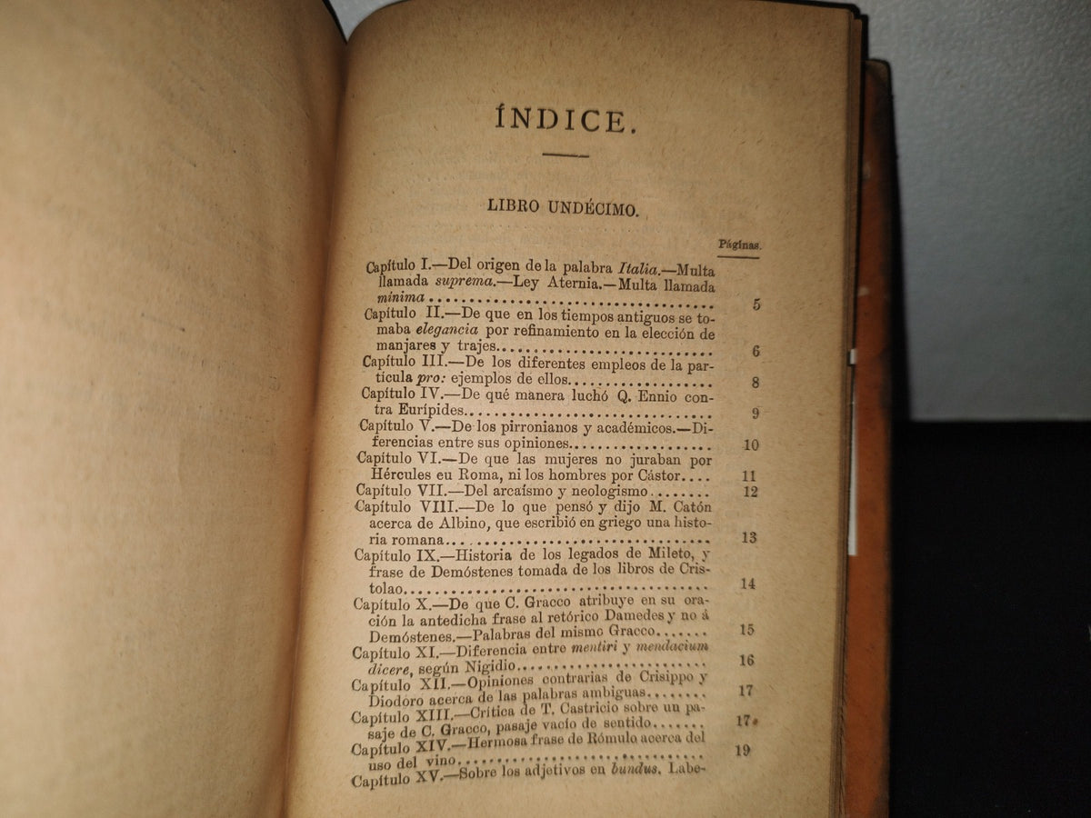 180- Biblioteca Clásica Tomo CLXX. Aulo Gelio / Noches Áticas, Tomo II - Madrid, Librería De La Viuda De Hernando Y Ca. 1893