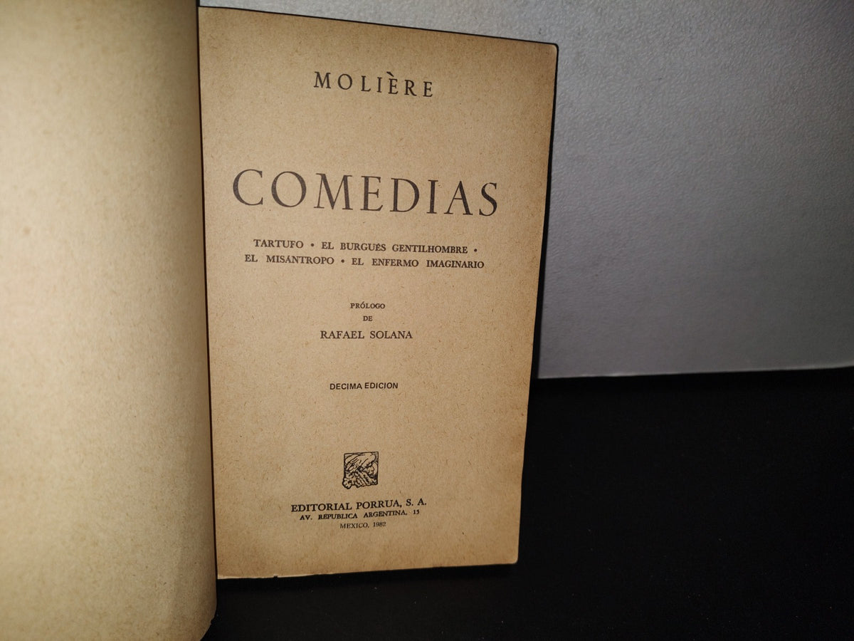 83- Comedias - Moliere - Porrúa, 1983