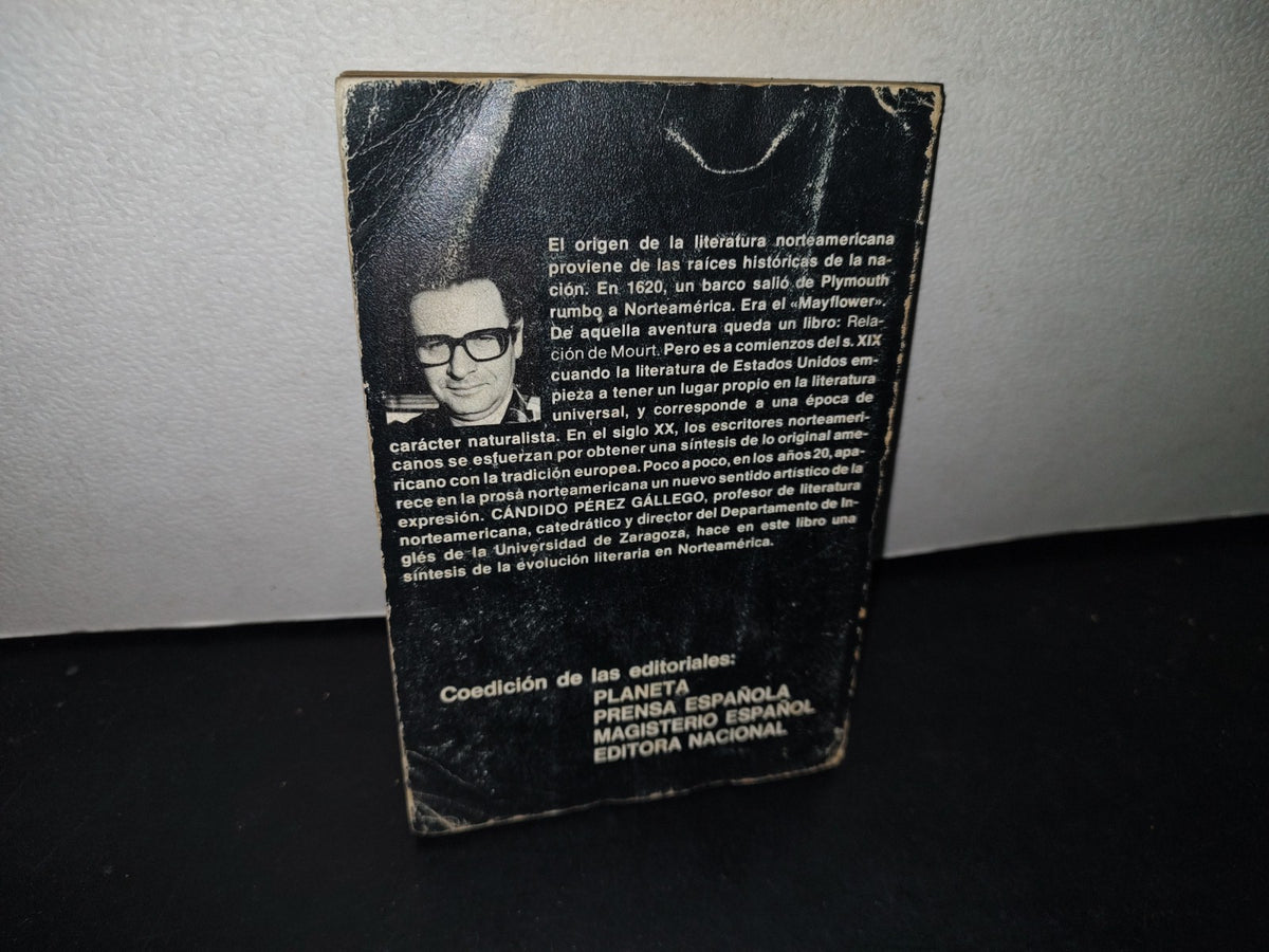 163- Biblioteca Cultural Rtve. Literatura Norteamericana - Cándido Pérez Gállego - 1975