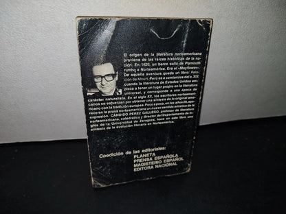 163- Biblioteca Cultural Rtve. Literatura Norteamericana - Cándido Pérez Gállego - 1975