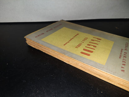 84- Plácido. Vida Y Obra - Itzhak Bar-Lewaw. Ediciones Botas, México - Primera Edición 1960