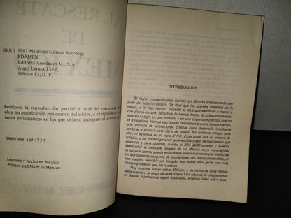 202- Al Rescate De México - Mauricio Gómez Mayorga - Edamex - 1982