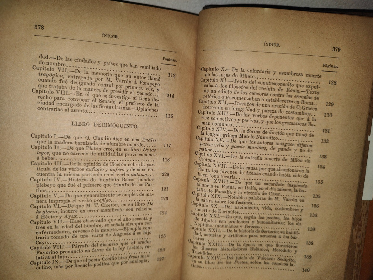 180- Biblioteca Clásica Tomo CLXX. Aulo Gelio / Noches Áticas, Tomo II - Madrid, Librería De La Viuda De Hernando Y Ca. 1893