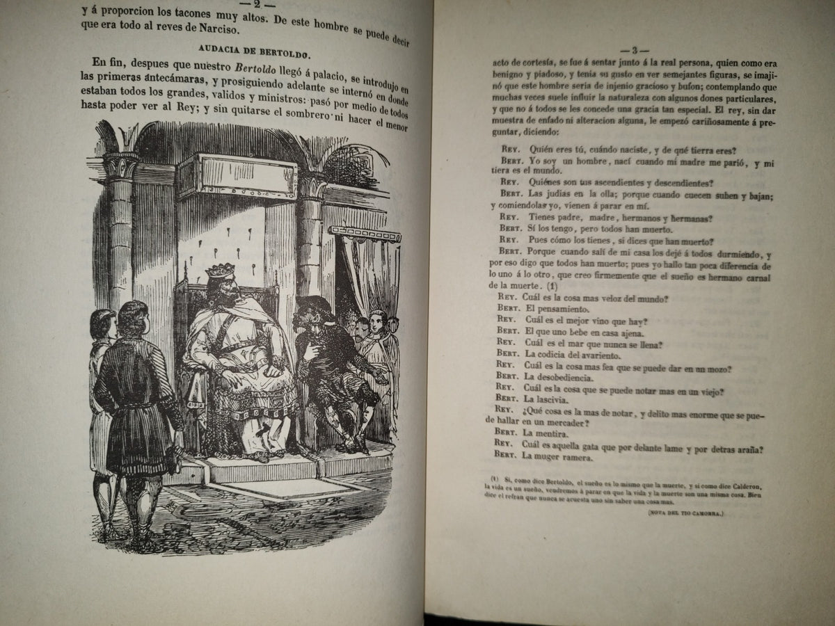 220- Historia De Bertoldo, La De Su Hijo Bertoldino Y La De Su Nieto Cacaseno - Tío Camorra. Reproducción Facsimilar De La Edición De 1843. Manuel Porrúa S. A. Colección Documentos Mexicanos 10 - Primera Edición 1976