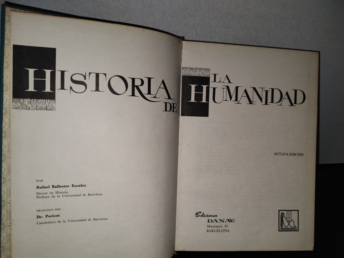 89- Historia De La Humanidad - Ediciones Danae 1973