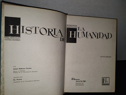 89- Historia De La Humanidad - Ediciones Danae 1973